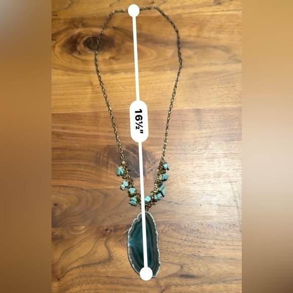 Agate onyx necklace - Picture 4 of 4